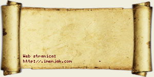 Una Karapandžić vizit kartica